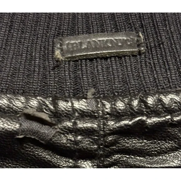 BLANKNYC Women's Faux Leather Moto Reversible Floral Jacquard Jacket Size Medium - Picture 8 of 16